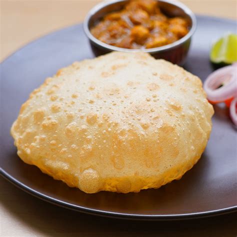 traditional bhatura bread.